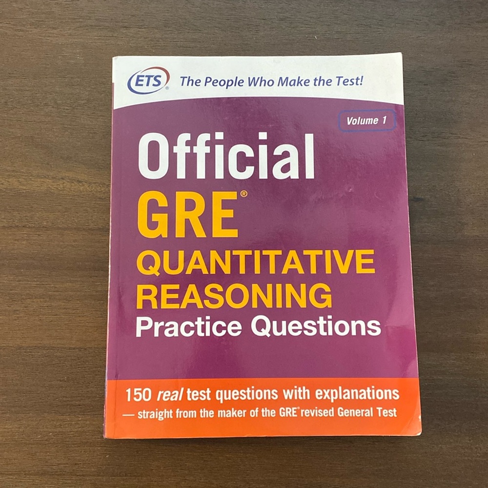Official GRE Quantitative Reasoning Practice Questions Volume 1 (2014)